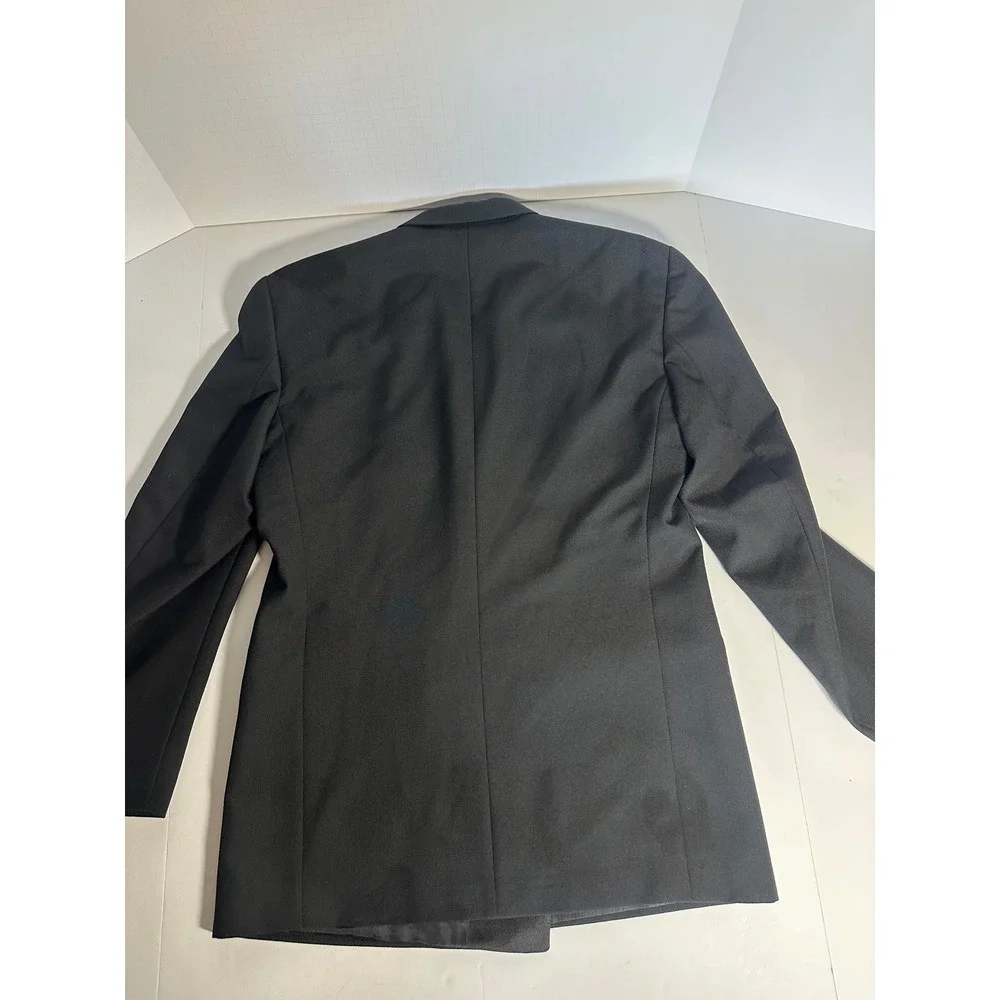 Salvatore Dino Roma Louis Copeland Mens Black Double Breasted Tuxedo Jacket 38R
